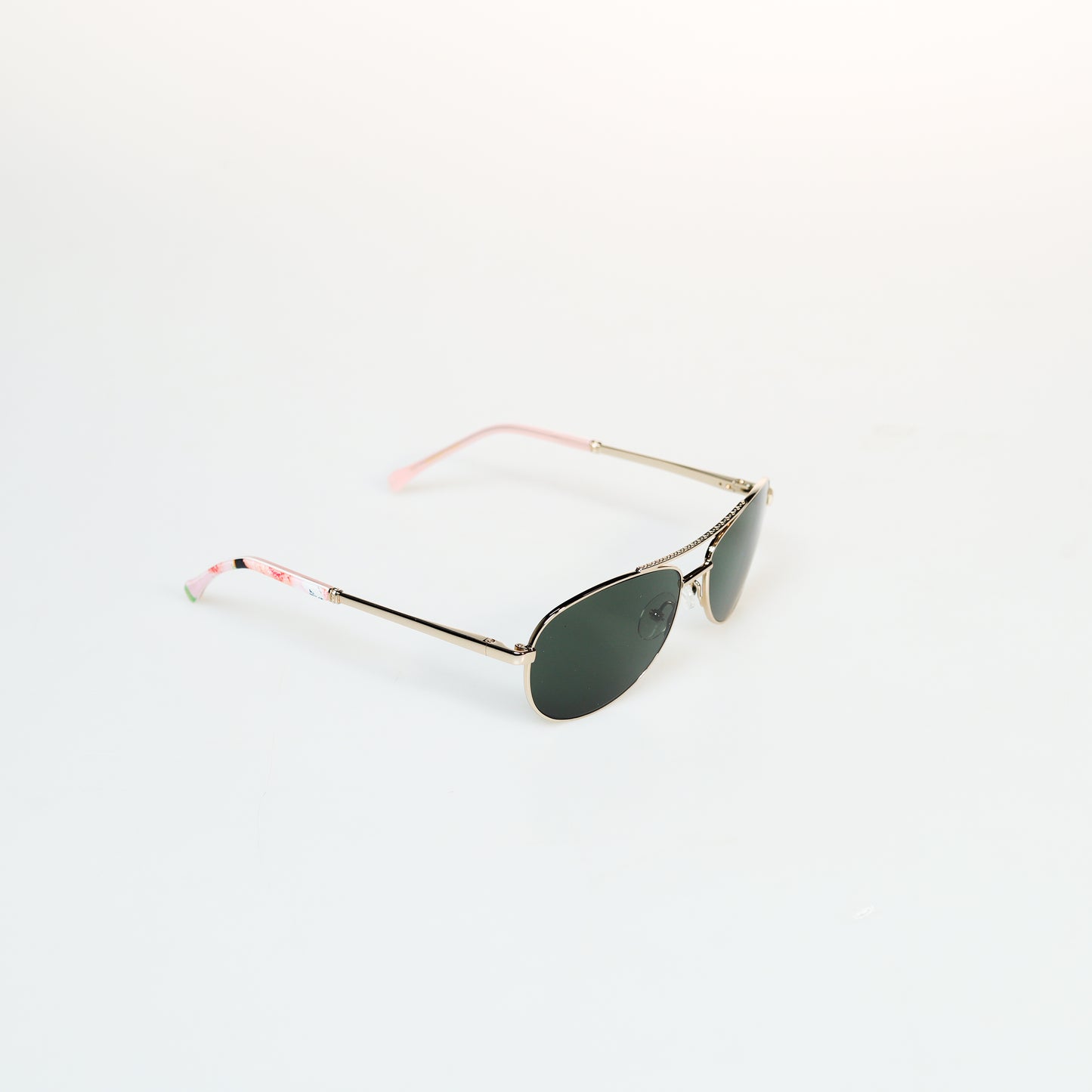 Smoke Green Metal Sunglasses | GMGeyewear GS83M1020