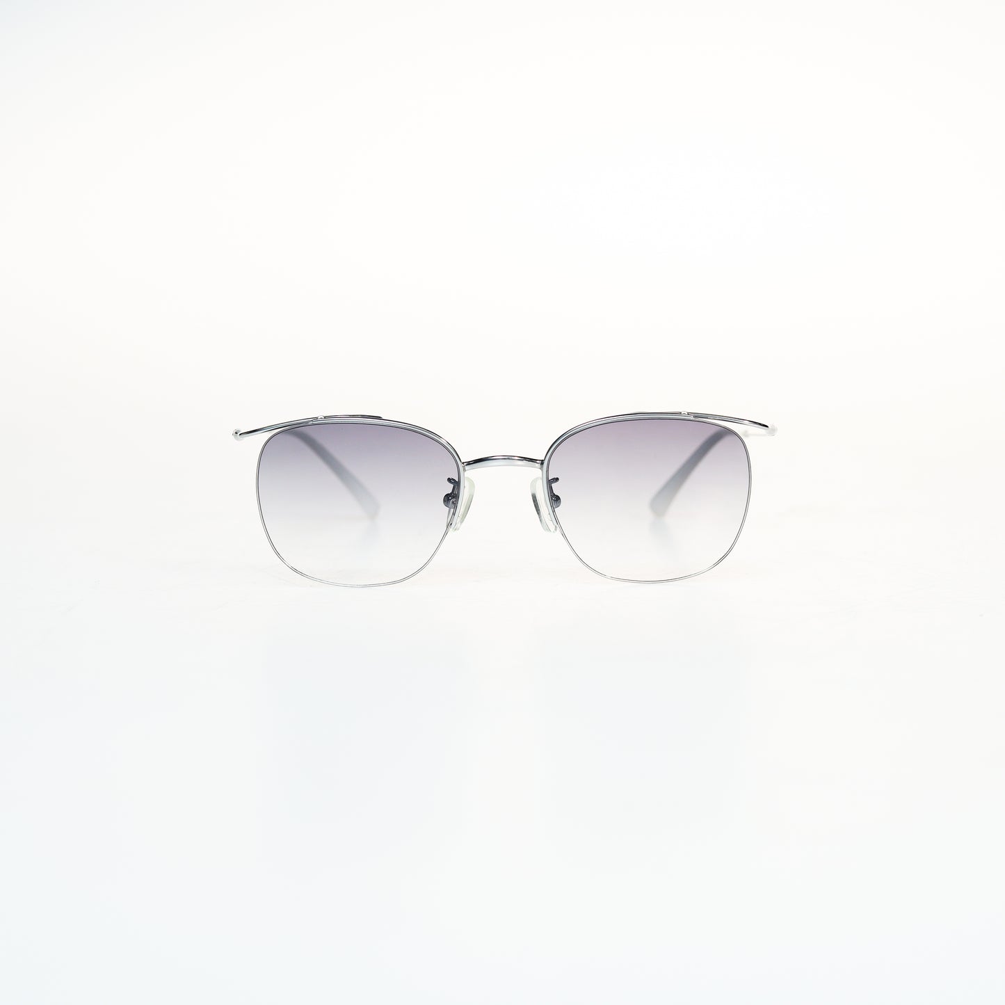 Simple Half Frame Square Titanium Sunglasses | GMGeyewear Iris 2 GS83T1036