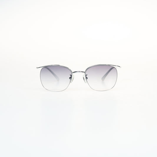 Simple Half Frame Square Titanium Sunglasses | GMGeyewear Iris 2 GS83T1036