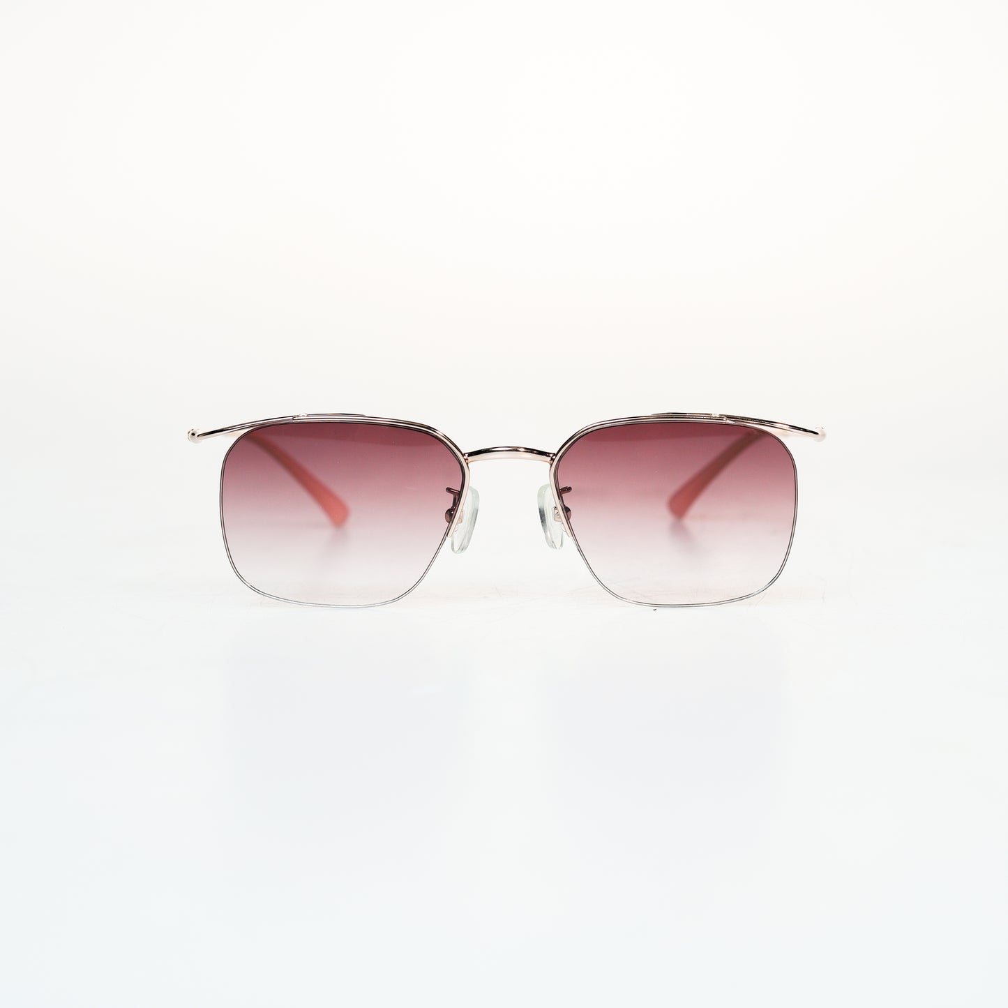 Simple Half Frame Square Titanium Sunglasses | GMGeyewear tulipe2 GS83T1040