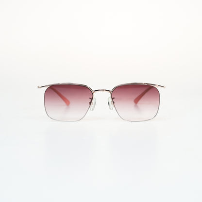 Simple Half Frame Square Titanium Sunglasses | GMGeyewear tulipe2 GS83T1040
