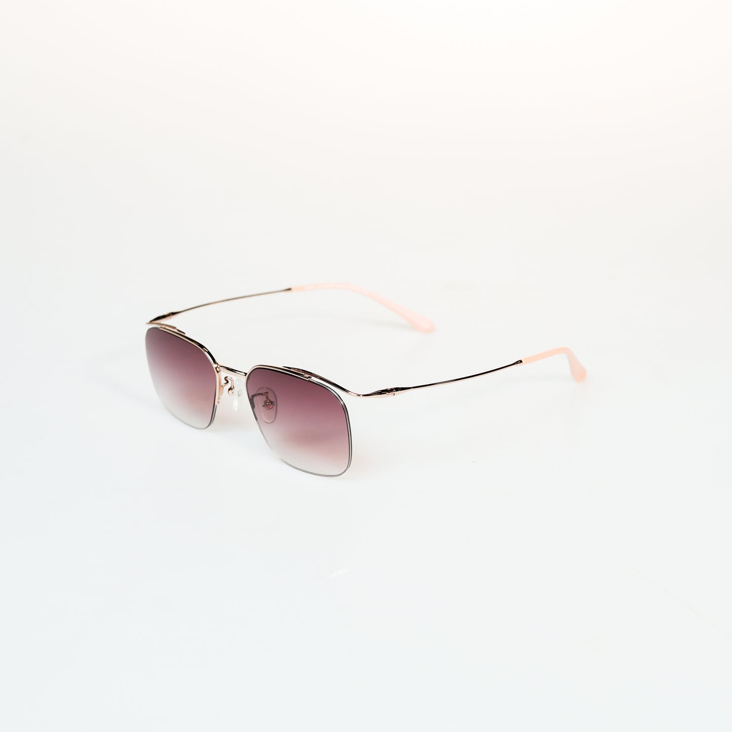 Simple Half Frame Square Titanium Sunglasses | GMGeyewear tulipe2 GS83T1040